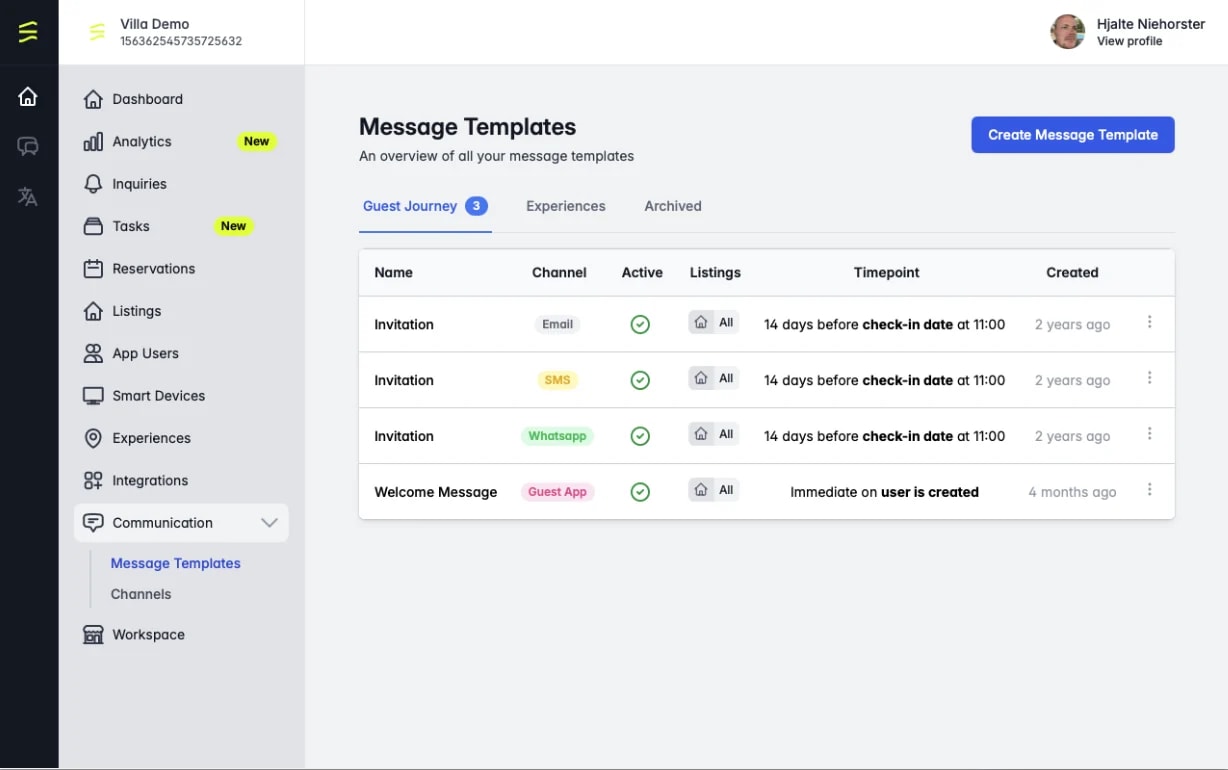 Scheduled messages